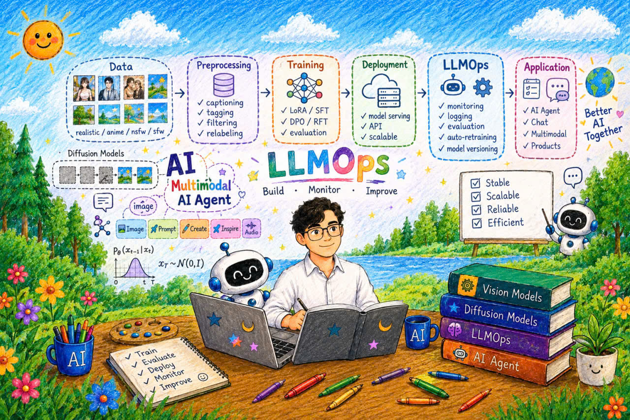 Multimodal AI agent — data, training, deployment, LLMOps, application